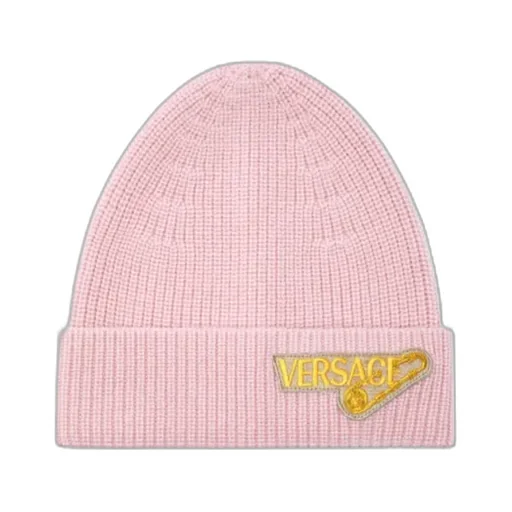 Versace Kids Logo Patch Beanie