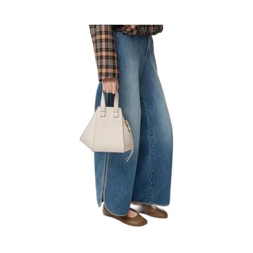 Compact Hammock Bag In Soft Grained Calfskin