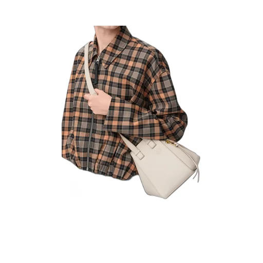 Compact Hammock Bag In Soft Grained Calfskin
