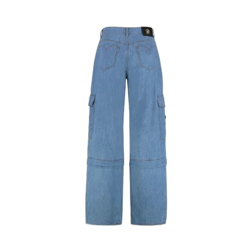 Versace Jeans Couture Buckle Detailed Cargo Trousers