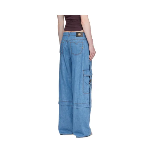 Versace Jeans Couture Buckle Detailed Cargo Trousers