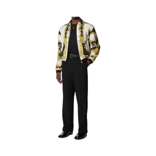 Versace Belted Tailored Trousers
