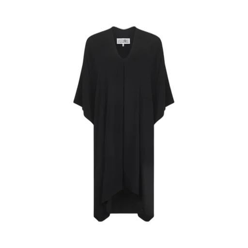 Mm6 Maison Margiela V-Neck Midi Dress