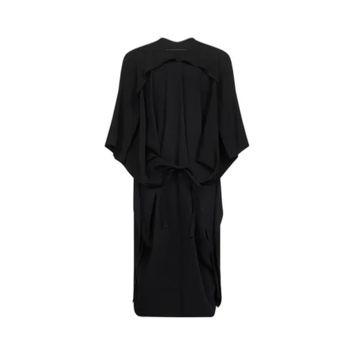 Mm6 Maison Margiela V-Neck Midi Dress