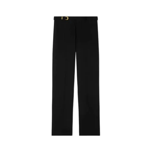 Versace Belted Tailored Trousers