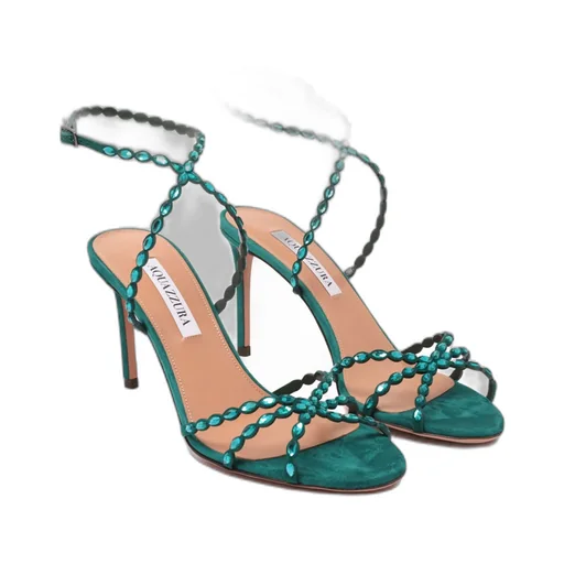 Round Toe High Heel Sandals