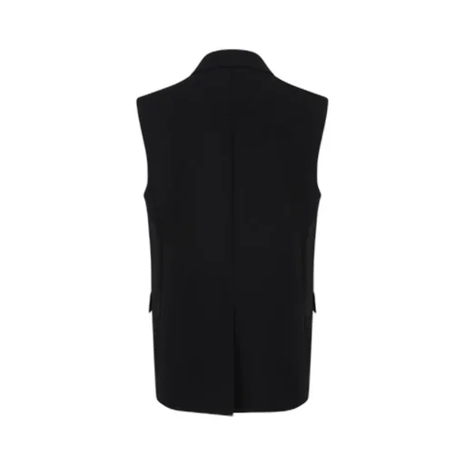 Max Mara Studio Pomez Double-Breasted Gilet