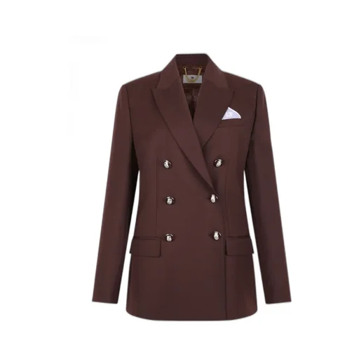 Elisabetta Franchi Double-Breasted Tailoted Blazer