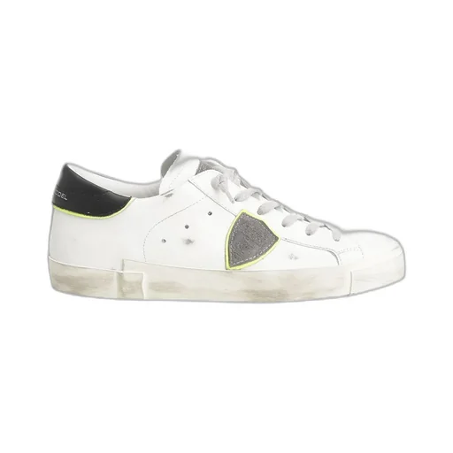 Philippe Model Distressed Lace-Up Sneakers