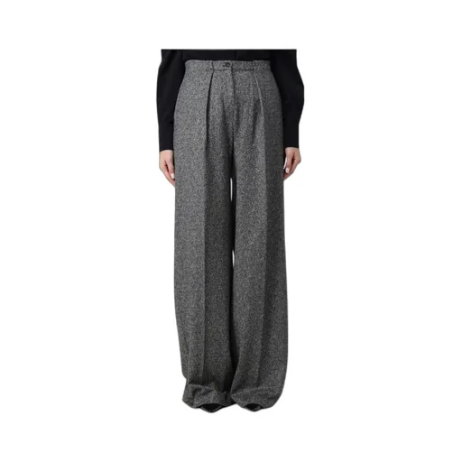 High-Waisted Casual Pants