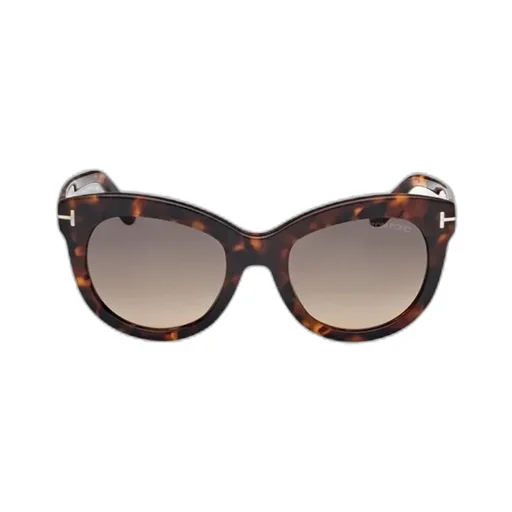 Tom Ford Eyewear Odette Oval Frame Sunglasses