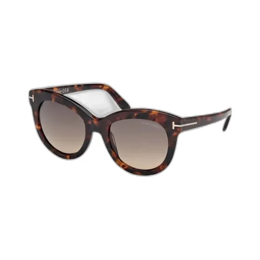 Tom Ford Eyewear Odette Oval Frame Sunglasses