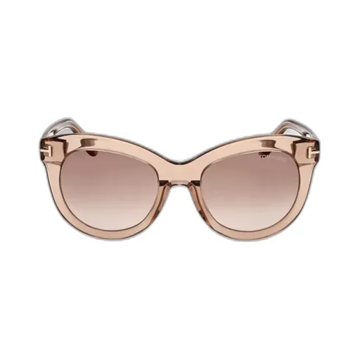 Tom Ford Eyewear Odette Oval Frame Sunglasses