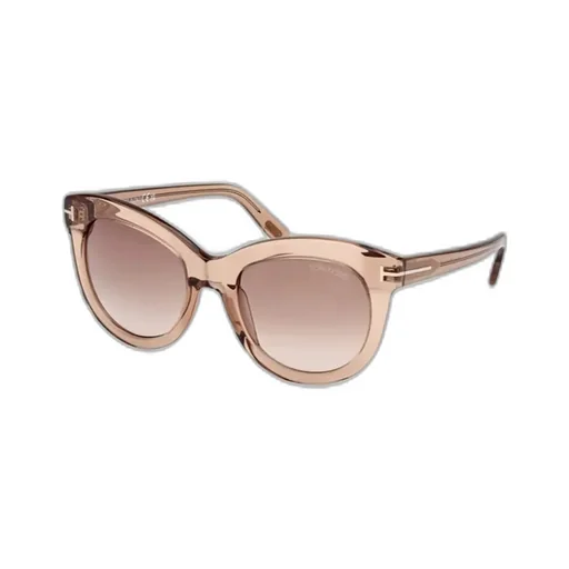 Tom Ford Eyewear Odette Oval Frame Sunglasses