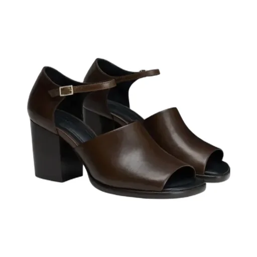 80Mm Open-Toe Block-Heel Sandals