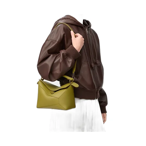 Small Puzzle Edge Bag In Classic Calfskin
