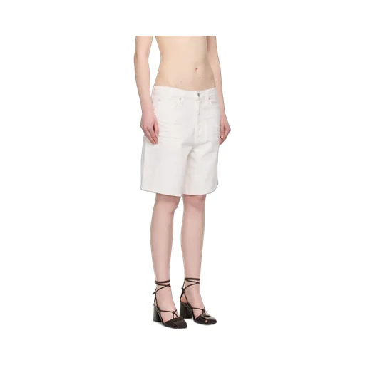 Denim Shorts With Belt Loops