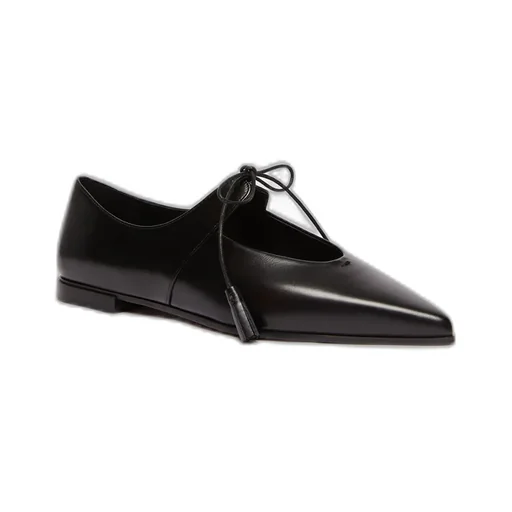 Smooth Leather Ballet Flats