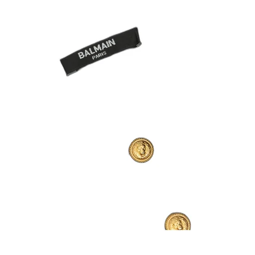 Balmain Kids Logo Band Long-Sleeved Polo Shirt