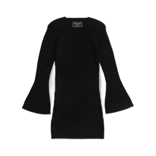 Balmain Kids Flared Sleeve Dress
