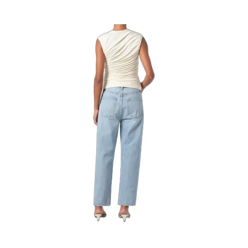 90's Cropped Straight-Leg Jeans
