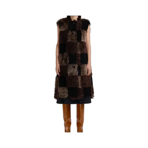 Marni Shearling Long Vest