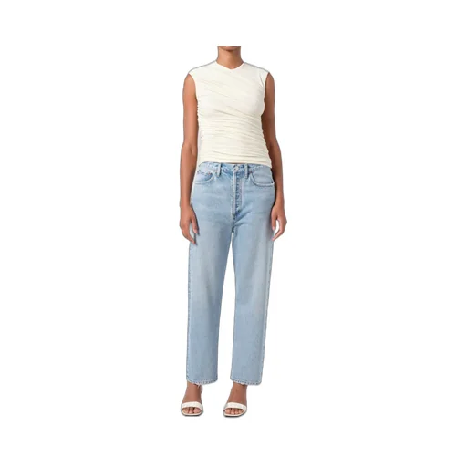 90's Cropped Straight-Leg Jeans