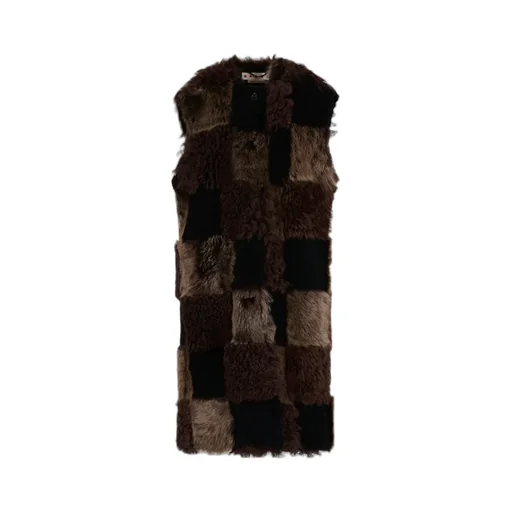 Marni Shearling Long Vest
