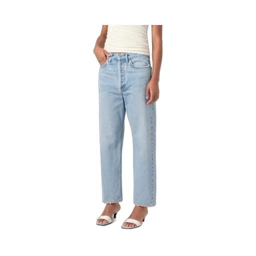 90's Cropped Straight-Leg Jeans