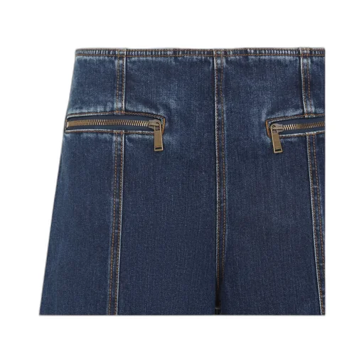 Etro Straight Leg Panelled Jeans