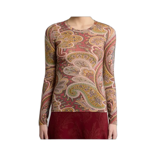 Etro Paisley Printed Long-Sleeved Top
