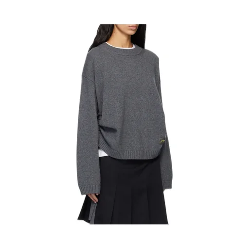 Ganni Logo Patch Oversized Jumper