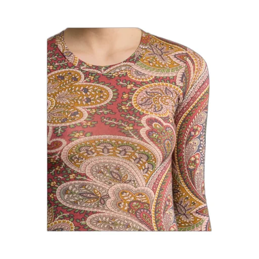 Etro Paisley Printed Long-Sleeved Top