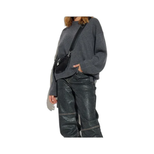 Ganni Logo Patch Oversized Jumper