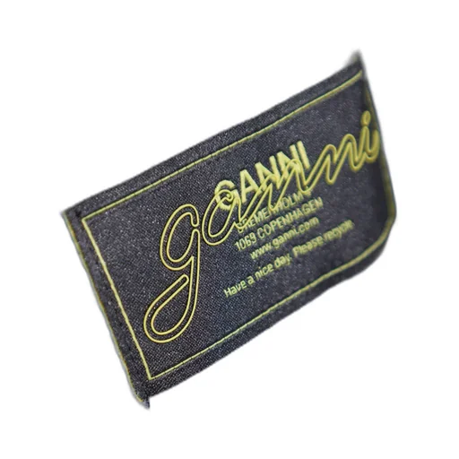 Ganni Logo Patch Tie Fastened Cardigan