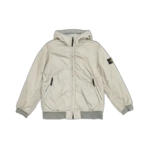Hooded Compass-Badge Jacket