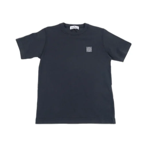 Stone Island Junior Compass Patch Short Sleeved T-Shirt