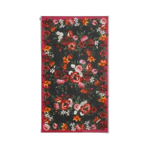 Floral-Print Beach Towel