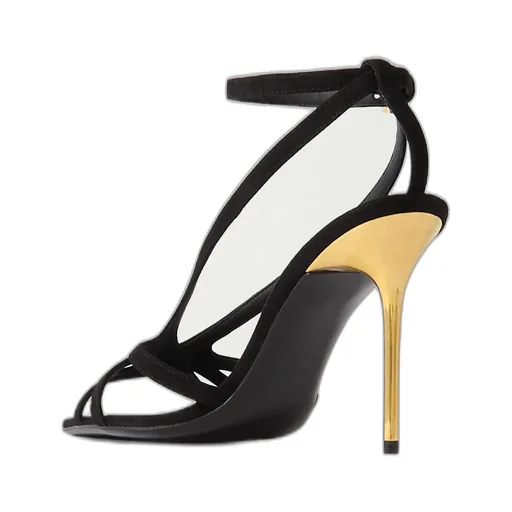 Ruby 95Mm Suede Sandals