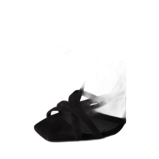 Ruby 95Mm Suede Sandals