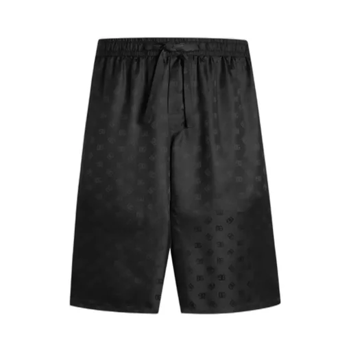 Dolce & Gabbana Monogram Elastic Waist Shorts
