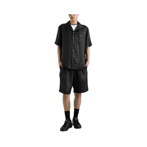 Dolce & Gabbana Monogram Elastic Waist Shorts
