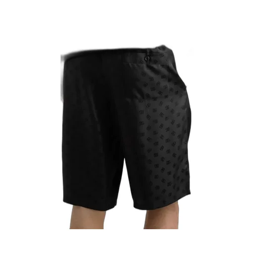 Dolce & Gabbana Monogram Elastic Waist Shorts