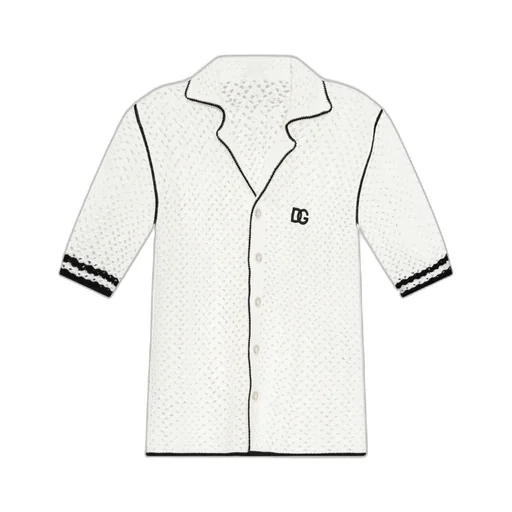 Dolce & Gabbana Crochet Effect Short-Sleeved Shirt