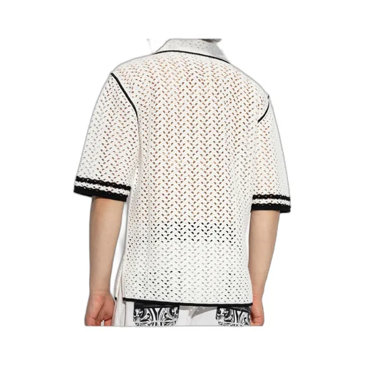Dolce & Gabbana Crochet Effect Short-Sleeved Shirt