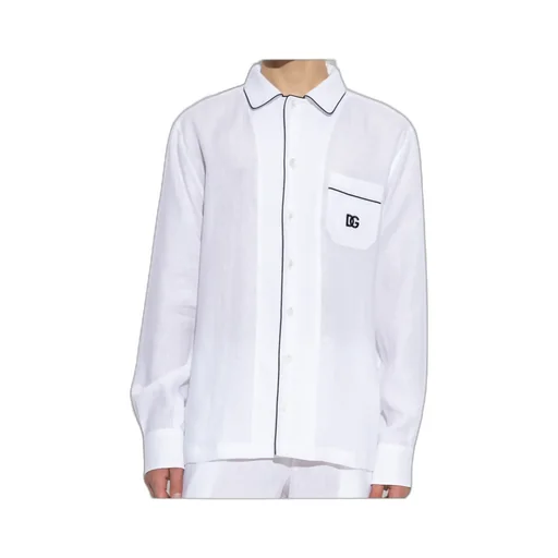Dolce & Gabbana Logo Embroidered Shirt
