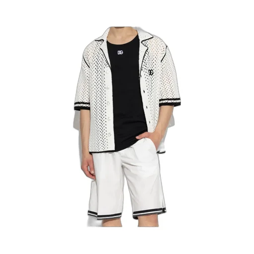 Dolce & Gabbana Crochet Effect Short-Sleeved Shirt