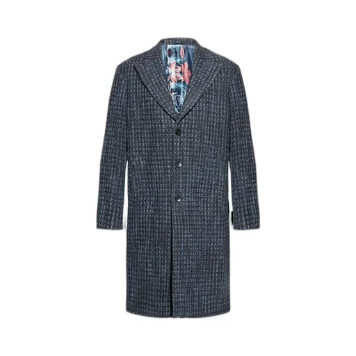 Etro Single-Breasted Mid-Length Coat