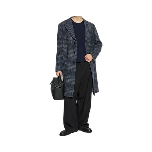 Etro Single-Breasted Mid-Length Coat
