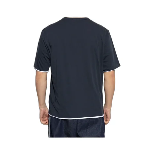 Contrasting-Trim T-Shirt